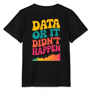 Data Analyst Data Scientist Data Engineer Data Or - Stanley/Stella Kinder T-Shirt MINI CREATOR  - Schwarz - Vorne - Mikhail (115cm)