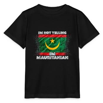 Mauritanie - T-shirt bio MINI CREATOR Stanley/Stella Enfant - noir - Devant - Mikhail (115cm)