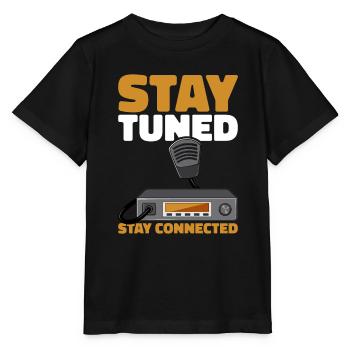 Ham Radio Amateurfunk Amateurfunker Radio - Stanley/Stella Kinder T-Shirt MINI CREATOR  - Schwarz - Vorne - Mikhail (115cm)