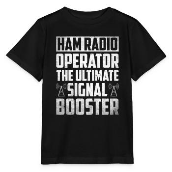 Ham Radio Amateurfunk Amateurfunker Radio - Stanley/Stella Kinder T-Shirt MINI CREATOR  - Schwarz - Vorne - Mikhail (115cm)