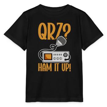 Ham Radio Amateurfunk Amateurfunker Radio - Stanley/Stella Kinder T-Shirt MINI CREATOR  - Schwarz - Vorne - Mikhail (115cm)