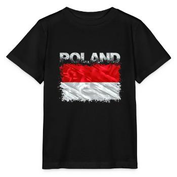 Pologne - T-shirt bio MINI CREATOR Stanley/Stella Enfant - noir - Devant - Mikhail (115cm)