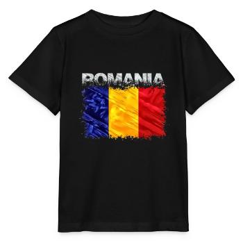 Roumanie - T-shirt bio MINI CREATOR Stanley/Stella Enfant - noir - Devant - Mikhail (115cm)
