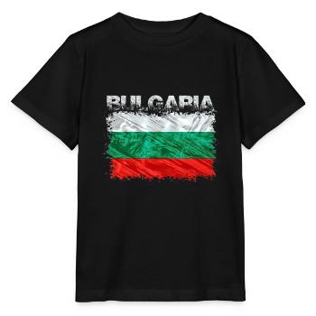 Bulgaria - Stanley/Stella MINI CREATOR Kids’ T-Shirt - black - Front - Mikhail (115cm)