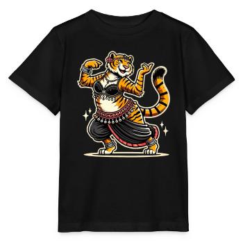 Rhythmische Bewegungen im Orientalischen Tanz: - Stanley/Stella Kinder T-Shirt MINI CREATOR  - Schwarz - Vorne - Mikhail (115cm)