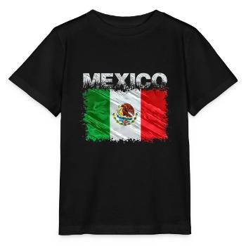 Mexiko - Stanley/Stella Kinder T-Shirt MINI CREATOR  - Schwarz - Vorne - Mikhail (115cm)
