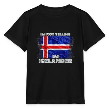 Islande - T-shirt bio MINI CREATOR Stanley/Stella Enfant - noir - Devant - Mikhail (115cm)