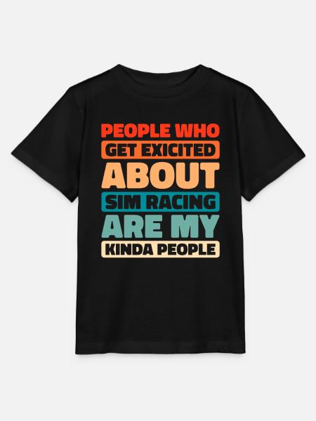 Sim Racing - Stanley/Stella Kinder T-Shirt MINI CREATOR  - Schwarz