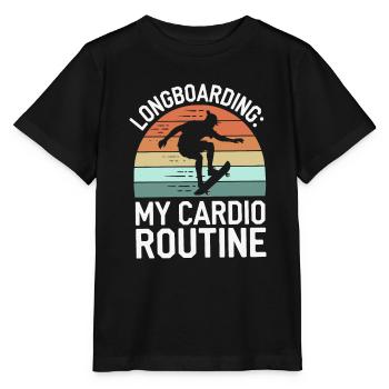 Skater Life: Downhill Longboarding Und Street - Stanley/Stella Kinder T-Shirt MINI CREATOR  - Schwarz - Vorne - Mikhail (115cm)