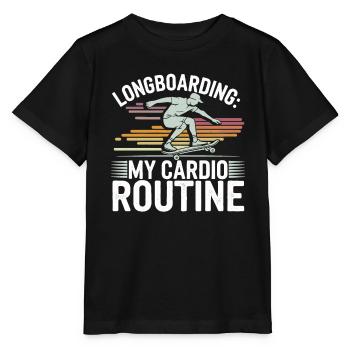 Skater Life: Downhill Longboarding Und Street - Stanley/Stella Kinder T-Shirt MINI CREATOR  - Schwarz - Vorne - Mikhail (115cm)