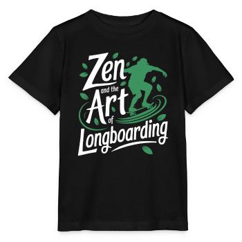 Skater Life: Downhill Longboarding Und Street - Stanley/Stella Kinder T-Shirt MINI CREATOR  - Schwarz - Vorne - Mikhail (115cm)