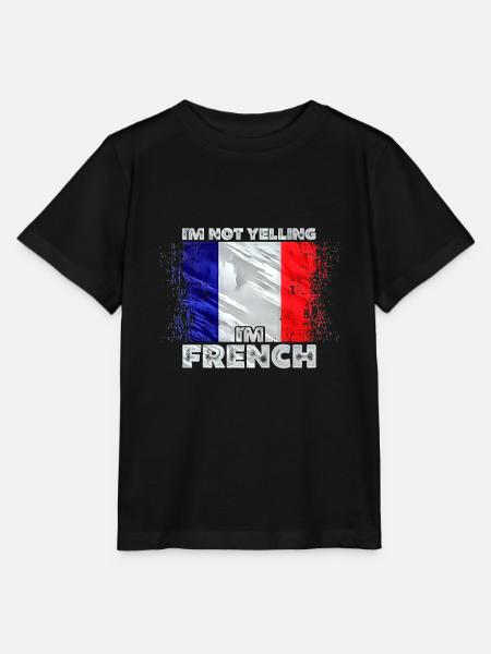 Frankreich - Stanley/Stella Kinder T-Shirt MINI CREATOR  - Schwarz
