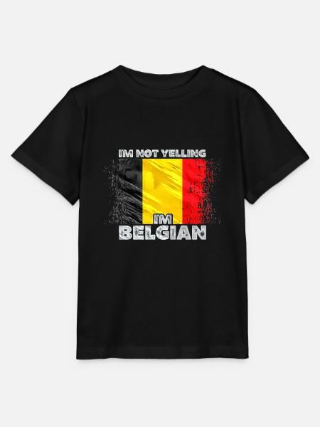 Belgien - Stanley/Stella Kinder T-Shirt MINI CREATOR - Schwarz