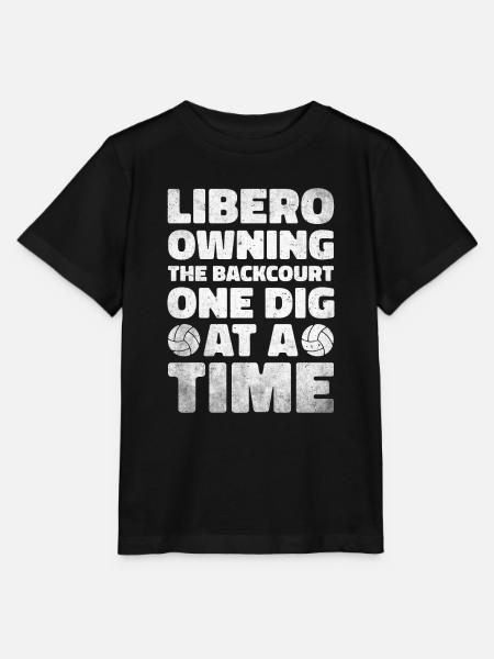 Volleyball Libero - Stanley/Stella Kinder T-Shirt MINI CREATOR - Schwarz