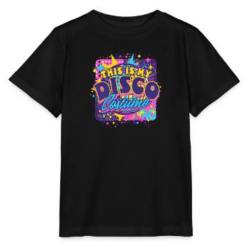 Das ist mein 70er Jahre Kostüm - Stanley/Stella Kinder T-Shirt MINI CREATOR  - Schwarz - Vorne - Mikhail (115cm)