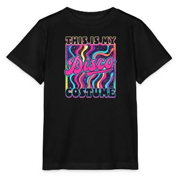 Das ist mein 70er Jahre Kostüm - Stanley/Stella Kinder T-Shirt MINI CREATOR  - Schwarz - Vorne - Mikhail (115cm)