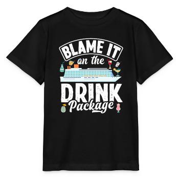 La faute à l’emballage boisson - T-shirt bio MINI CREATOR Stanley/Stella Enfant - noir - Devant - Mikhail (115cm)