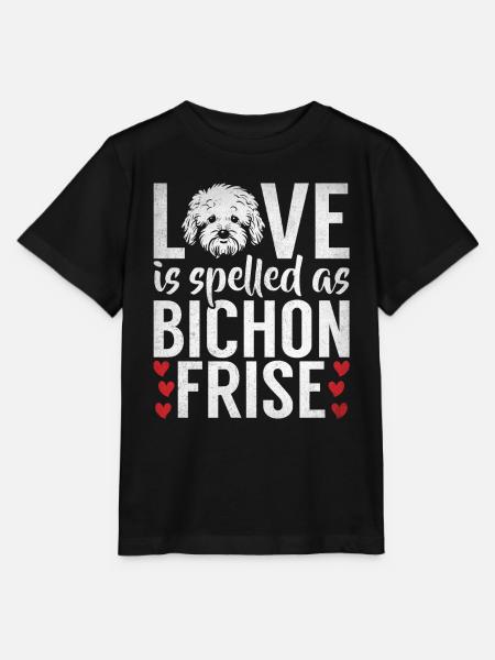 Bichon Frise Geschenken - Stanley/Stella Kinder-T-shirt MINI CREATOR  - zwart