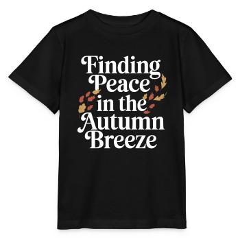 Autumnal blaze of colour for nature lovers and - Stanley/Stella MINI CREATOR Kids’ T-Shirt - black - Front - Mikhail (115cm)