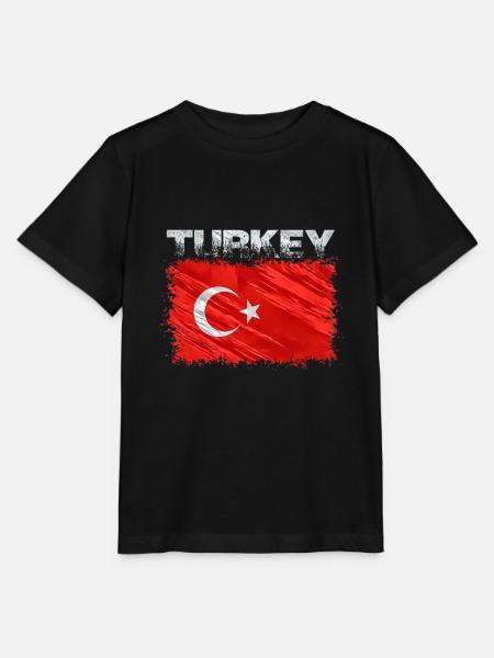 Türkei - Stanley/Stella Kinder T-Shirt MINI CREATOR - Schwarz