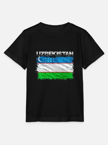 Usbekistan - Stanley/Stella Kinder T-Shirt MINI CREATOR - Schwarz