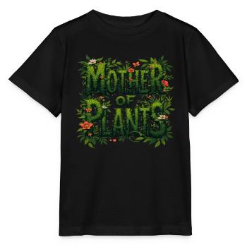 Mutter der Pflanzen Naturliebhaber - Stanley/Stella Kinder T-Shirt MINI CREATOR  - Schwarz - Vorne - Mikhail (115cm)
