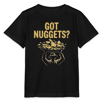 Gold Rush Adventure Gold Prospector Treasure Hunt - Stanley/Stella MINI CREATOR Kids’ T-Shirt - black - Front - Mikhail (115cm)