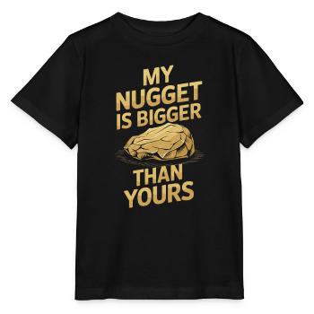 Gold Rush Adventure Gold Prospector Treasure Hunt - Stanley/Stella MINI CREATOR Kids’ T-Shirt - black - Front - Mikhail (115cm)