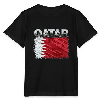 Katar - Stanley/Stella Kinder T-Shirt MINI CREATOR  - Schwarz - Vorne - Mikhail (115cm)