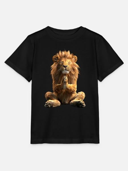 Löwe - Stanley/Stella Kinder T-Shirt MINI CREATOR  - Schwarz