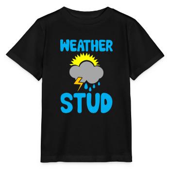 Weather Stud 2 - Stanley/Stella Kinder T-Shirt MINI CREATOR  - Schwarz - Vorne - Mikhail (115cm)