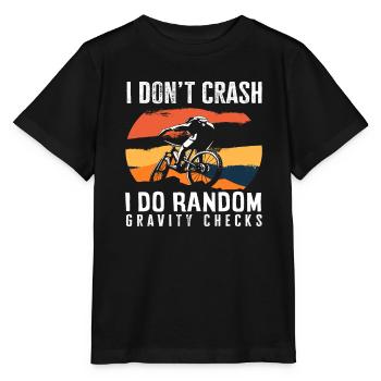 Je ne tombe pas, je fais au hasard - T-shirt bio MINI CREATOR Stanley/Stella Enfant - noir - Devant - Mikhail (115cm)