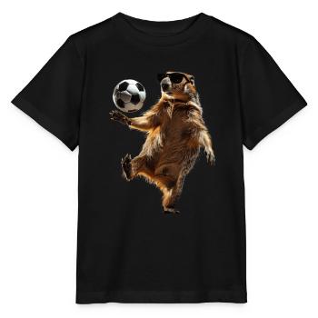 Marmot - Stanley/Stella MINI CREATOR Kids’ T-Shirt - black - Front - Mikhail (115cm)