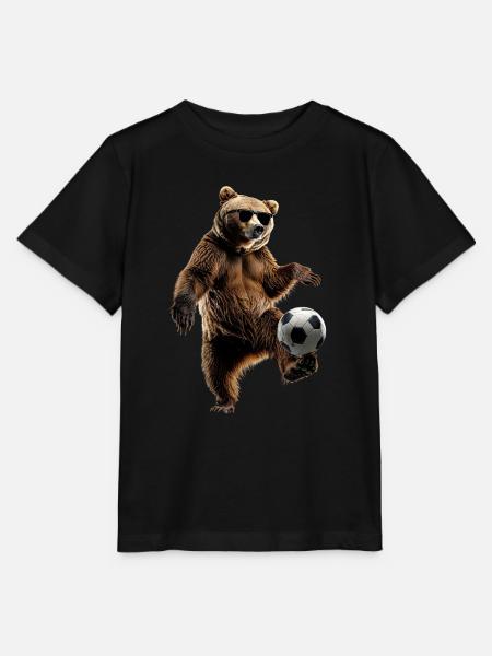 Grizzlybär - Stanley/Stella Kinder T-Shirt MINI CREATOR - Schwarz