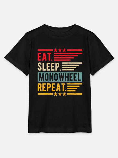EUC Monowheel - Stanley/Stella Kinder T-Shirt MINI CREATOR  - Schwarz