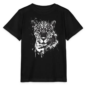 Jaguar - Stanley/Stella Kinder T-Shirt MINI CREATOR  - Schwarz - Vorne - Mikhail (115cm)