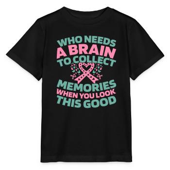 Maladie d’Alzheimer - T-shirt bio MINI CREATOR Stanley/Stella Enfant - noir - Devant - Mikhail (115cm)