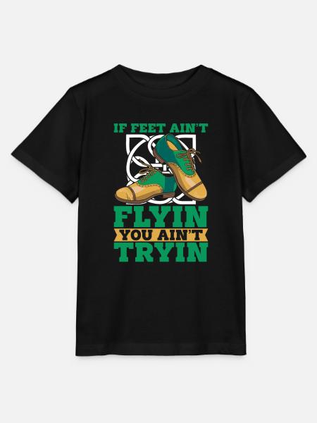 Irish Dance Irischer Tanz - Stanley/Stella Kinder T-Shirt MINI CREATOR  - Schwarz