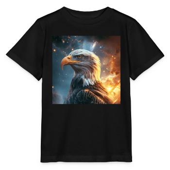 Aigle - T-shirt bio MINI CREATOR Stanley/Stella Enfant - noir - Devant - Mikhail (115cm)