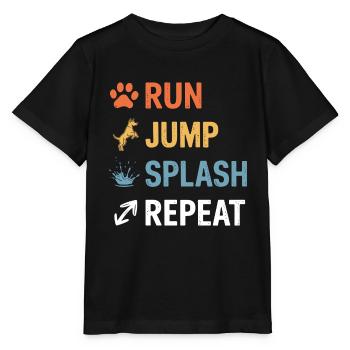 Dock Diving Dire Dog Diving Dock Diving Cadeau - T-shirt bio MINI CREATOR Stanley/Stella Enfant - noir - Devant - Mikhail (115cm)