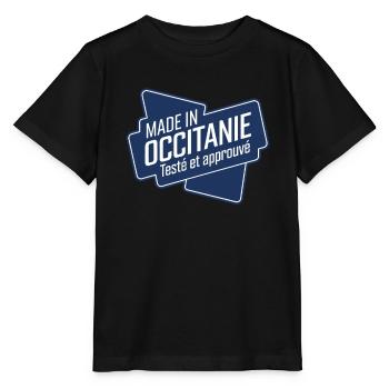 Hergestellt in Okzitanien, getestet und für gut befunden - Stanley/Stella Kinder T-Shirt MINI CREATOR  - Schwarz - Vorne - Mikhail (115cm)