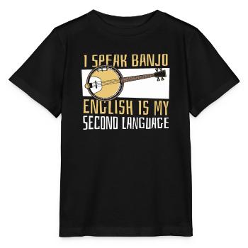 Banjo - T-shirt bio MINI CREATOR Stanley/Stella Enfant - noir - Devant - Mikhail (115cm)