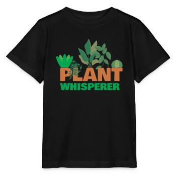 Plant Whisperer Plants Potted Plant - Stanley/Stella MINI CREATOR Kids’ T-Shirt - black - Front - Mikhail (115cm)