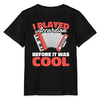 Accordéon - T-shirt bio MINI CREATOR Stanley/Stella Enfant - noir - Devant - Mikhail (115cm)