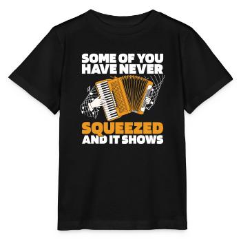 Accordion - Stanley/Stella MINI CREATOR Kids’ T-Shirt - black - Front - Mikhail (115cm)