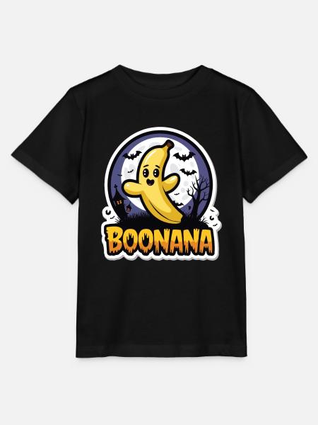 Halloween Boonana Halloween Geist - Stanley/Stella Kinder T-Shirt MINI CREATOR  - Schwarz