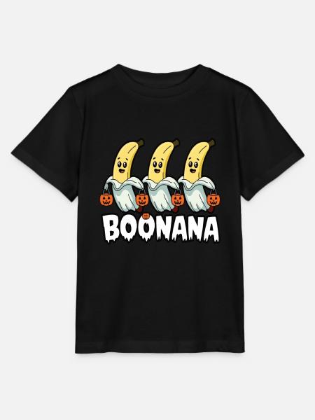 Halloween Boonana Halloween Geist - Stanley/Stella Kinder T-Shirt MINI CREATOR  - Schwarz