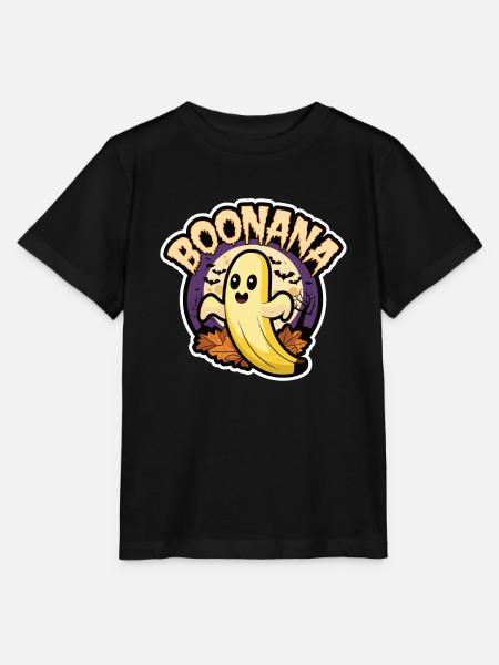 Halloween Boonana Halloween Geist - Stanley/Stella Kinder T-Shirt MINI CREATOR - Schwarz