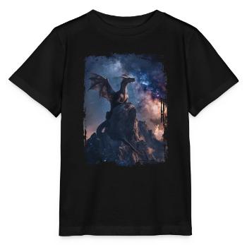 Kite - Stanley/Stella MINI CREATOR Kids’ T-Shirt - black - Front - Mikhail (115cm)