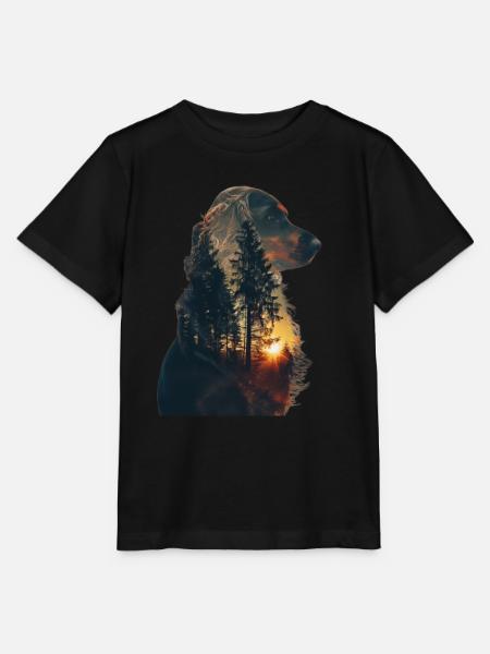 Cocker Spaniel - Stanley/Stella Kinder T-Shirt MINI CREATOR - Schwarz